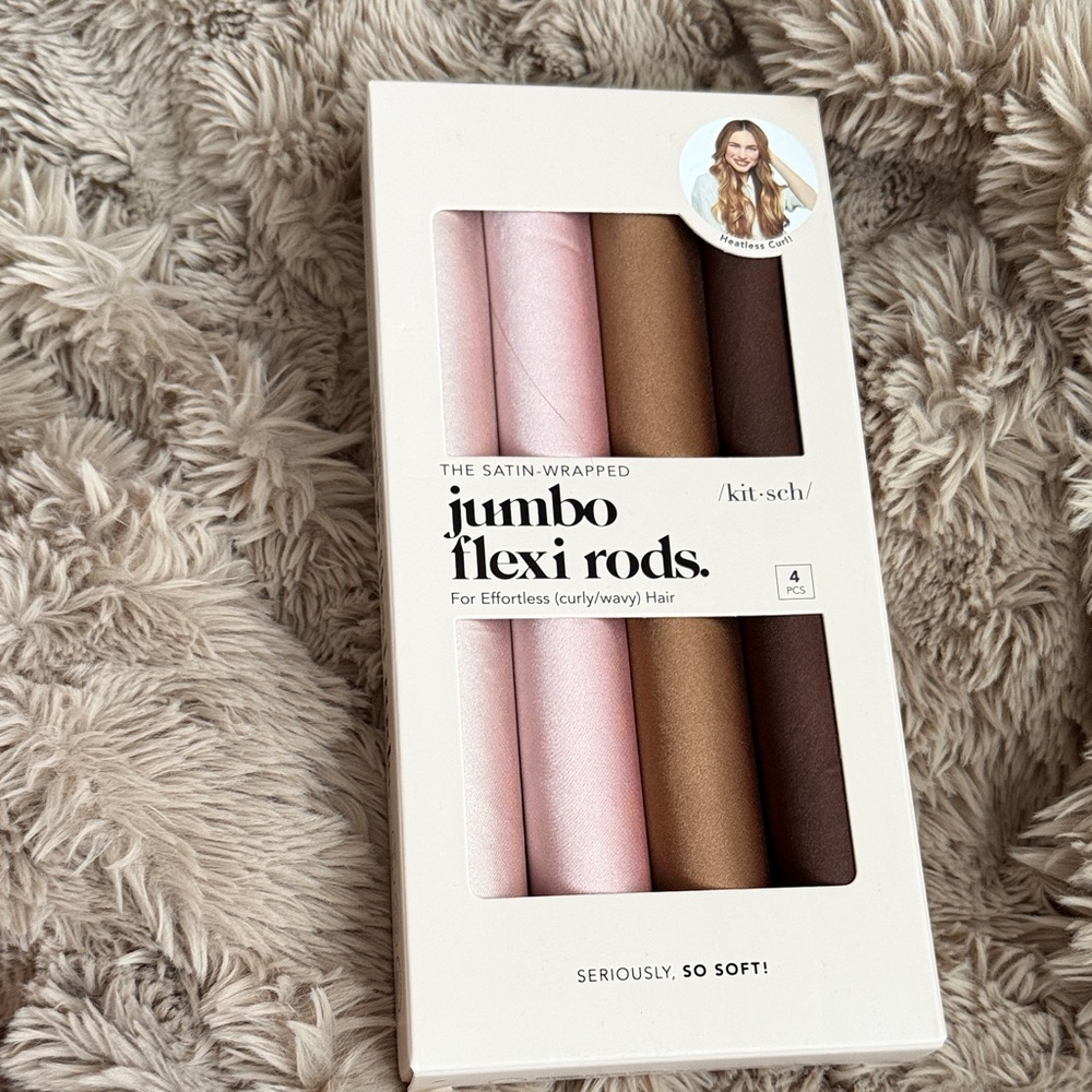 Kitsch Satin-Wrapped Jumbo Flexi Rods
